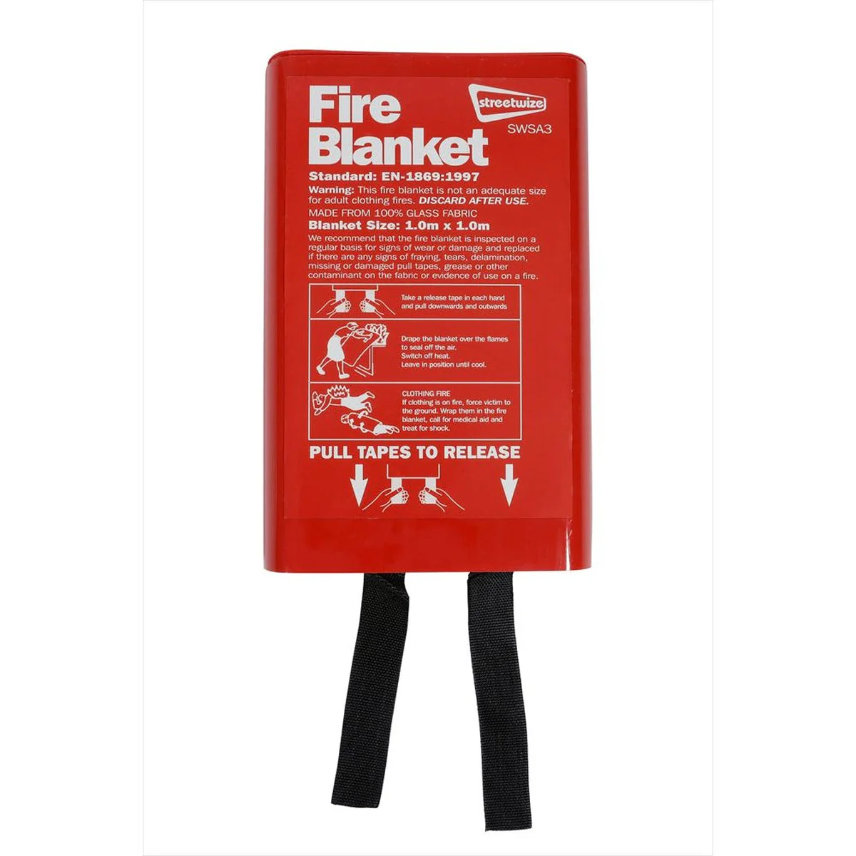 0.6kg BC Dry Power Fire Extinguisher & Blanket Caravan Boat Home - Image 4