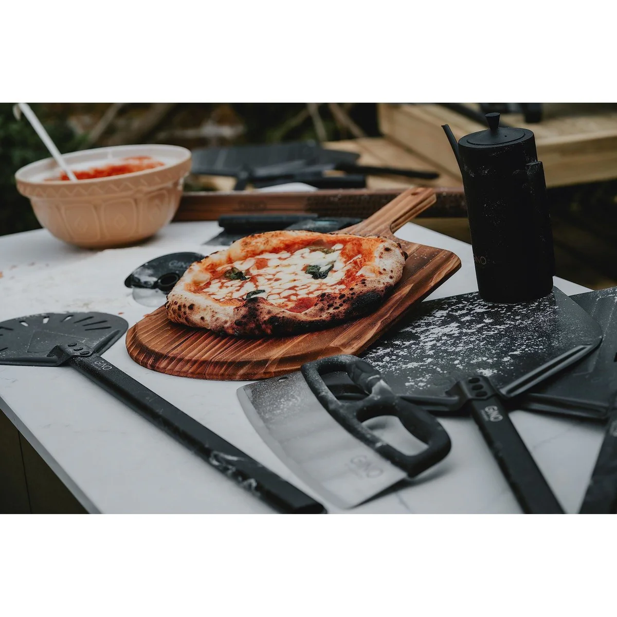 12 Perforated Pizza Peel GP090703 - Image 9