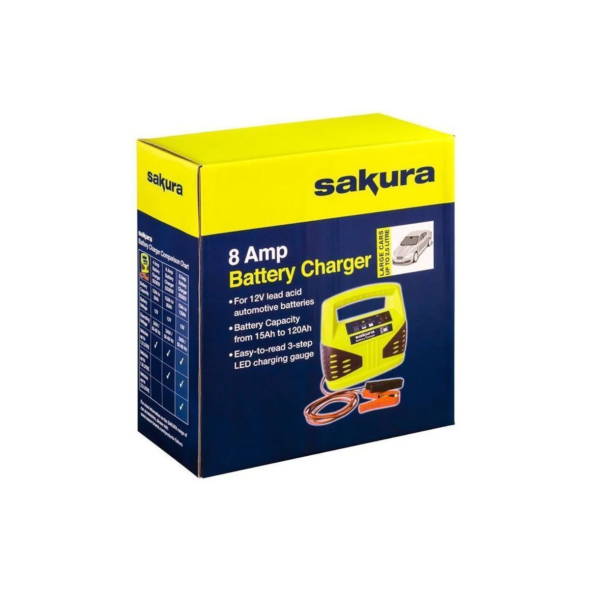 Sakura 8 Amp 12 V Car Battery Charger - Image 7