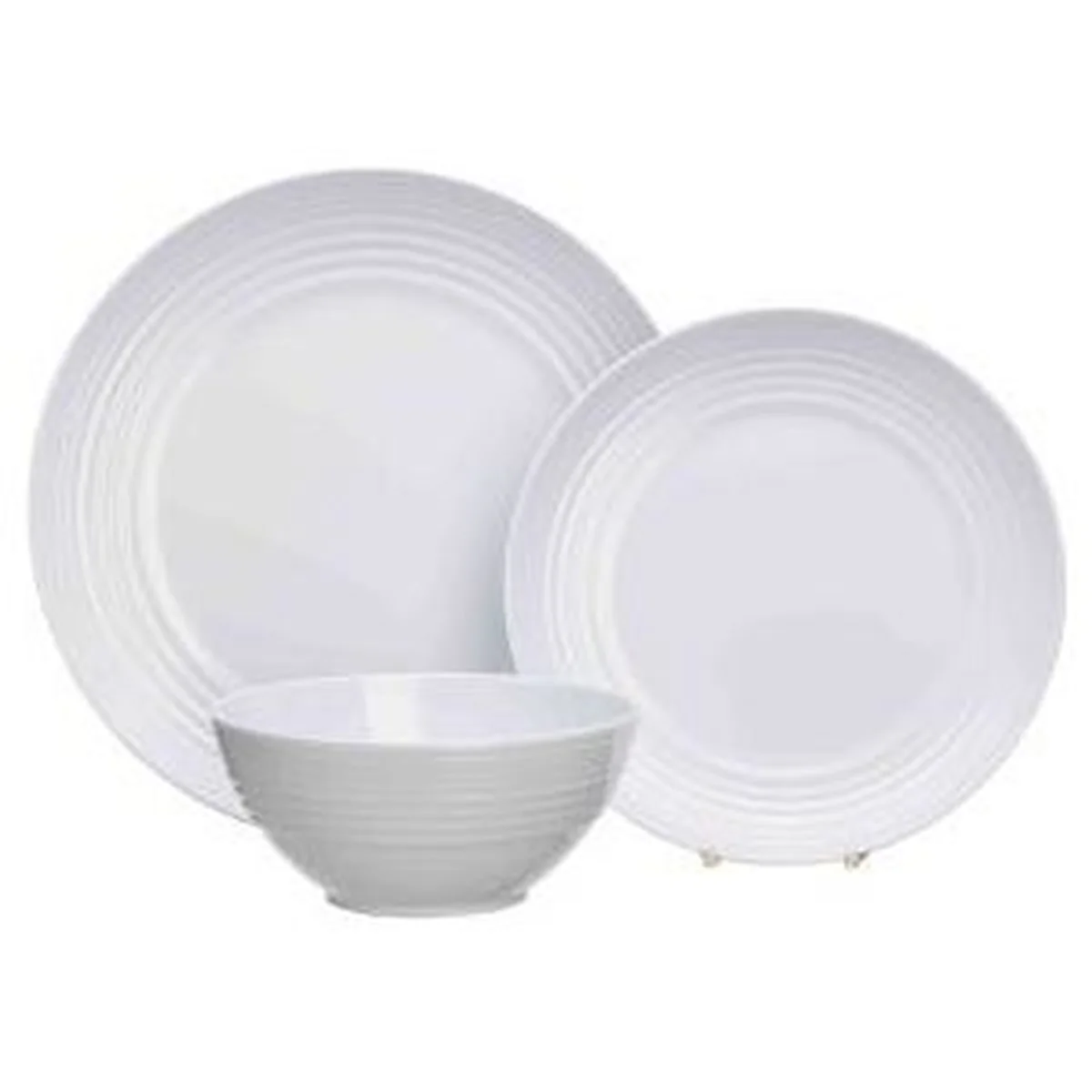 12Pc Cool White Non Slip Premium Plus Set NSW0112