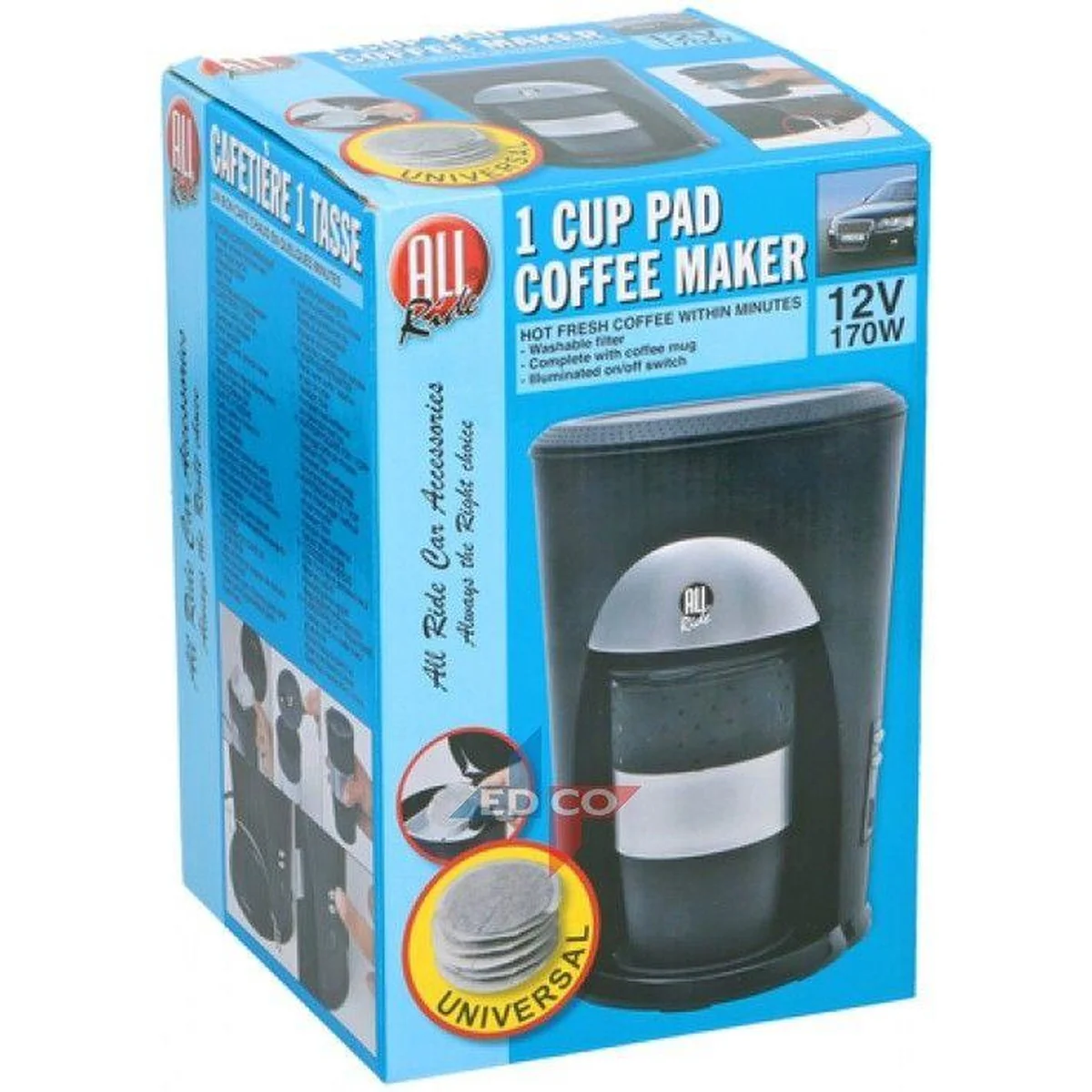 12V Automatic Pod Coffee Maker – 170W Car Travel Coffee Machine with Mug - Image 3