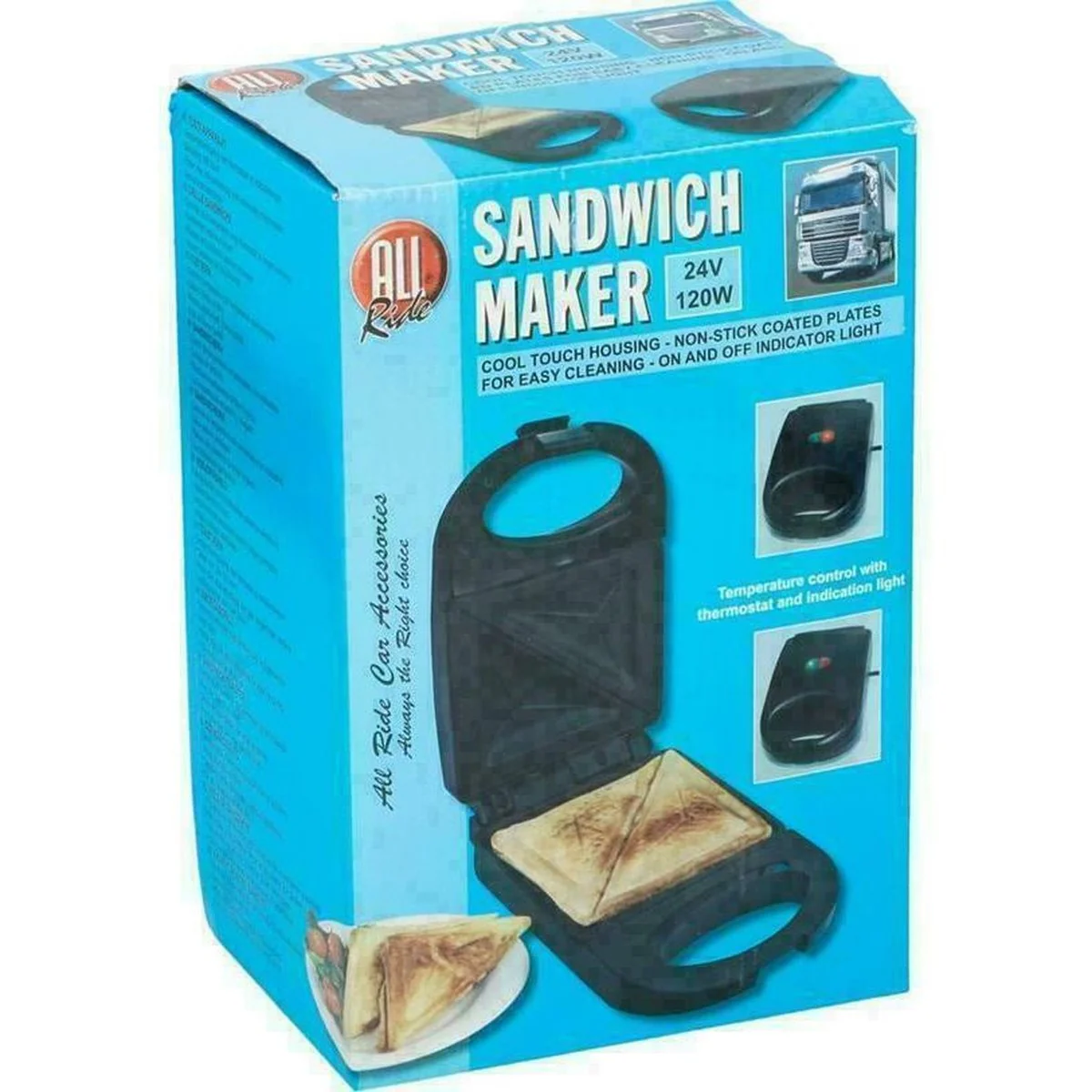 All Ride 12V Travel Toastie Maker - Image 3