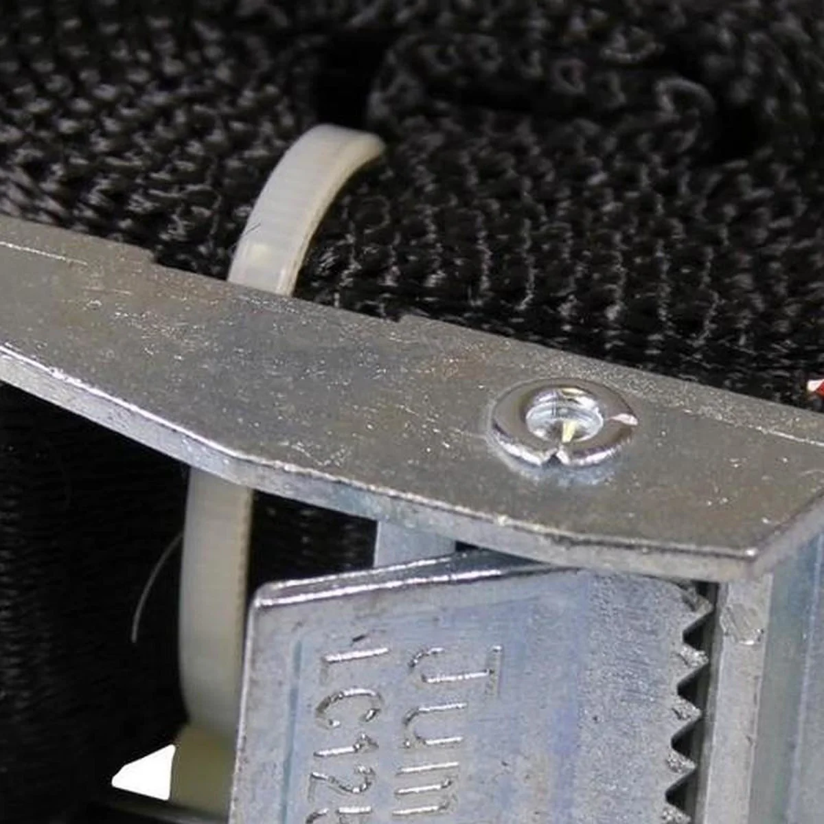 1m Black Retainer Strap and Buckle