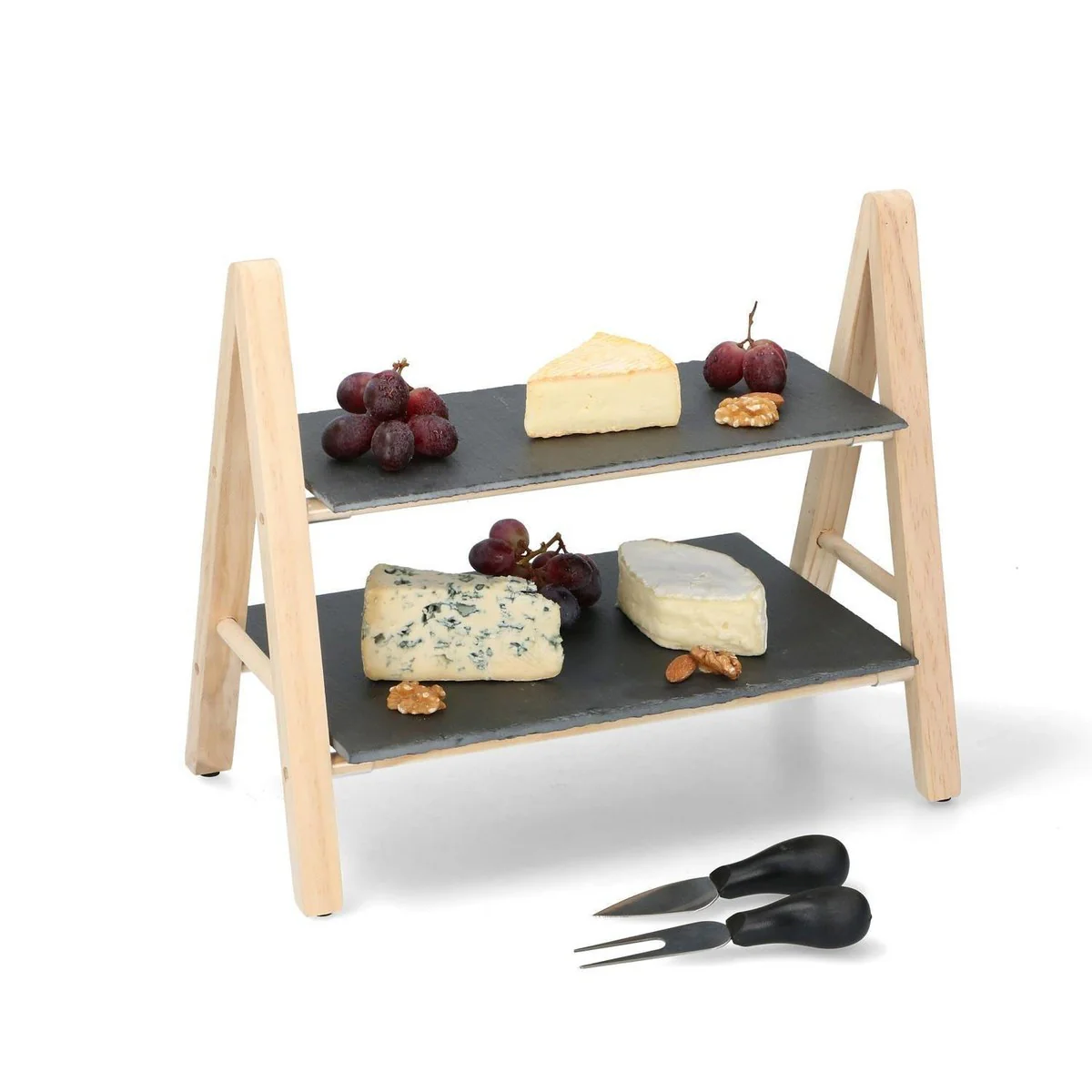2 Tier Food Serving Tray