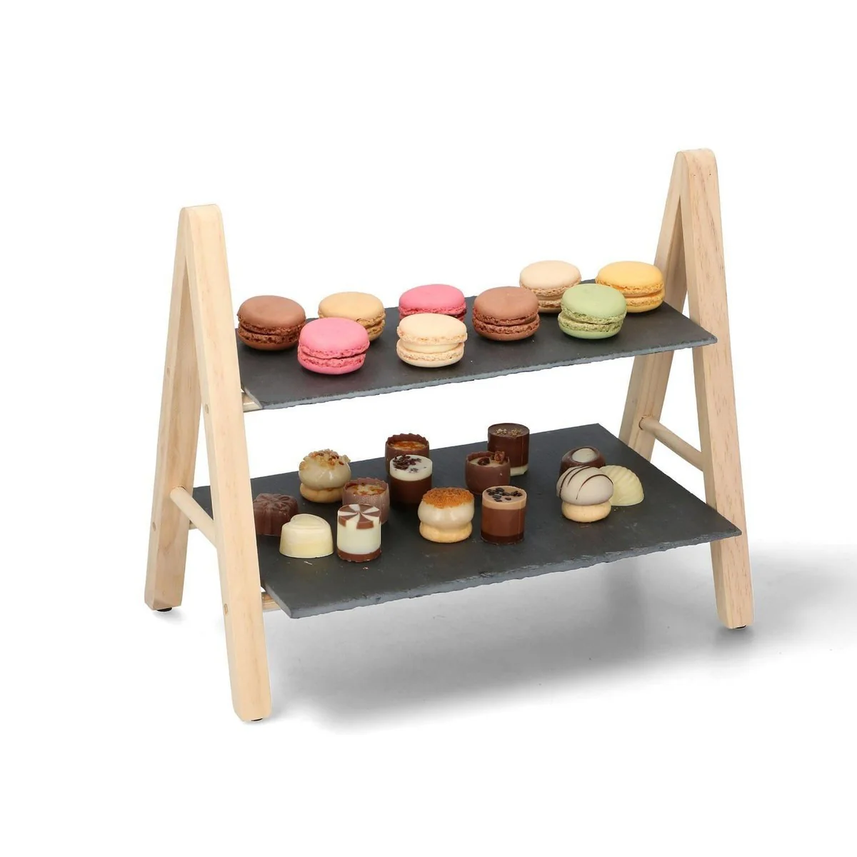 2 Tier Food Serving Tray - Image 5