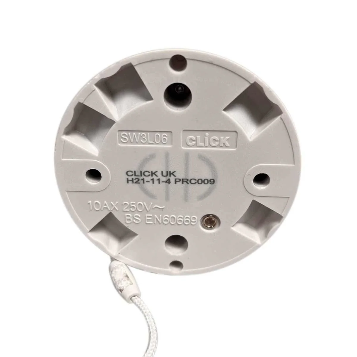 2 Way Ceiling Pull Cord Switch 10A - Image 2