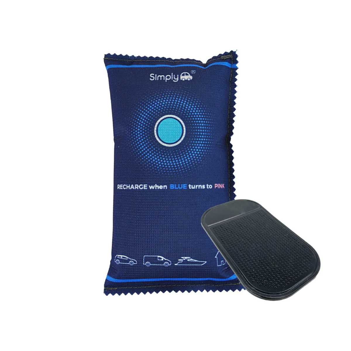 2 x 1kg Simply Auto Large Reusable Car Dehumidifier Moisture Absorber Anti Slip Mat - Image 4