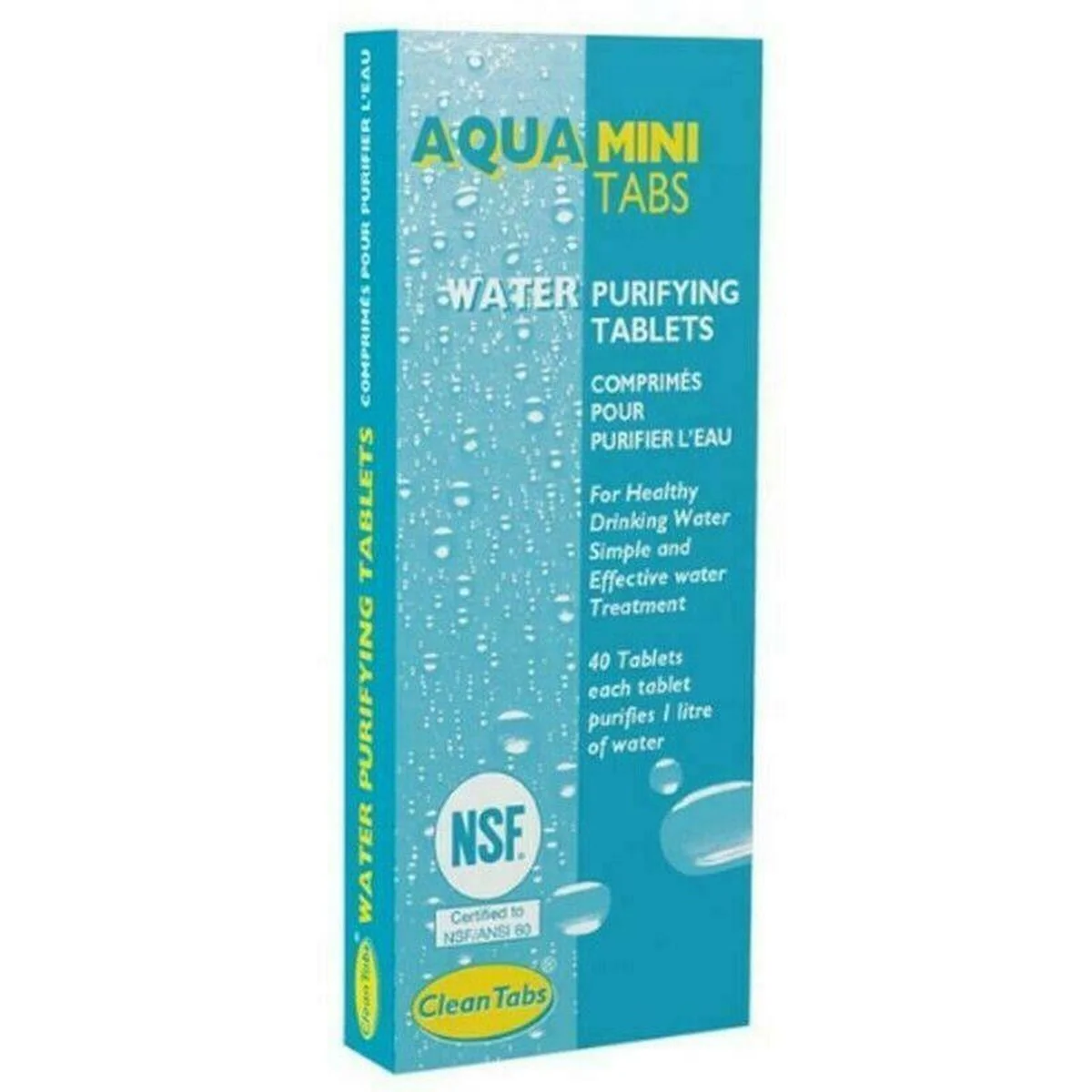 Aqua Clean MINI Water Purification Tablets Box - 2 x 80 Tabs - Image 4