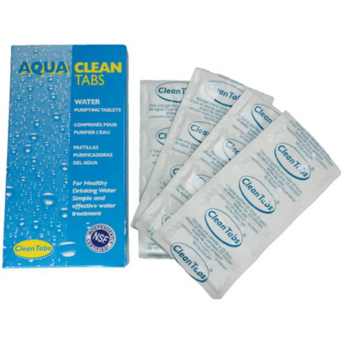 Aqua Clean MINI Water Purification Tablets Box - 2x 80 Tabs - Image 2
