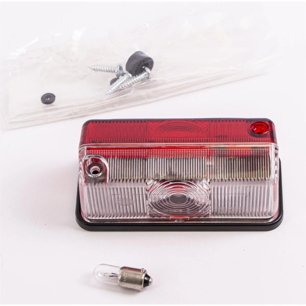 Hella Red Clear Side Outline Marker Light Lamp Hymer Elddis x2 - Image 2