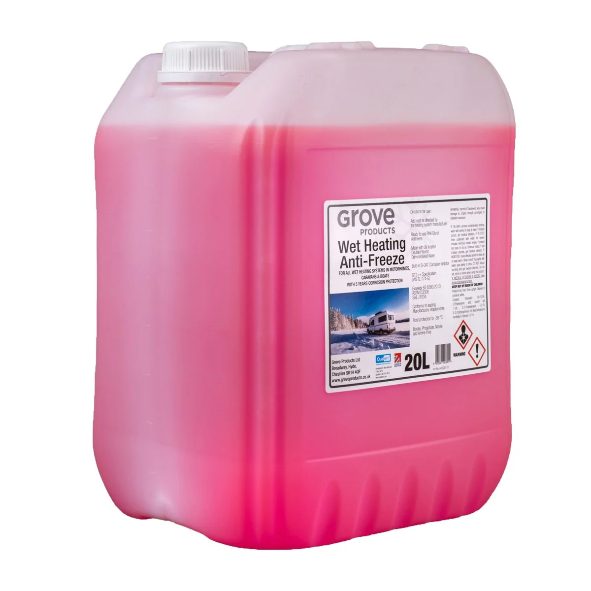 20 Litre Wet Heating Antifreeze Pink Si-Oat 9272