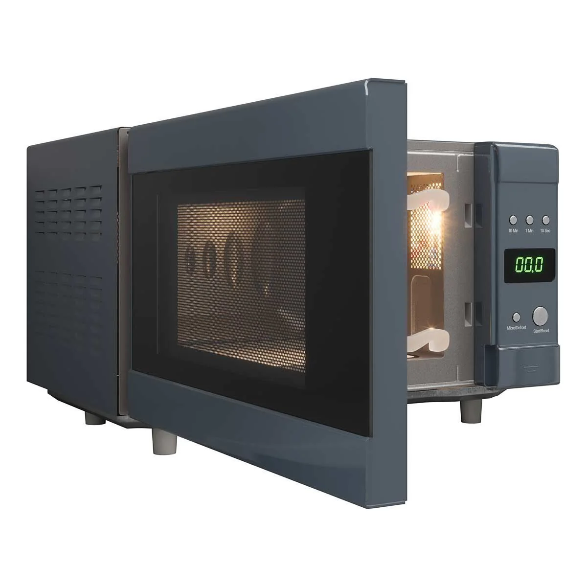 20L Flatbed Microwave in Grey - Image 3