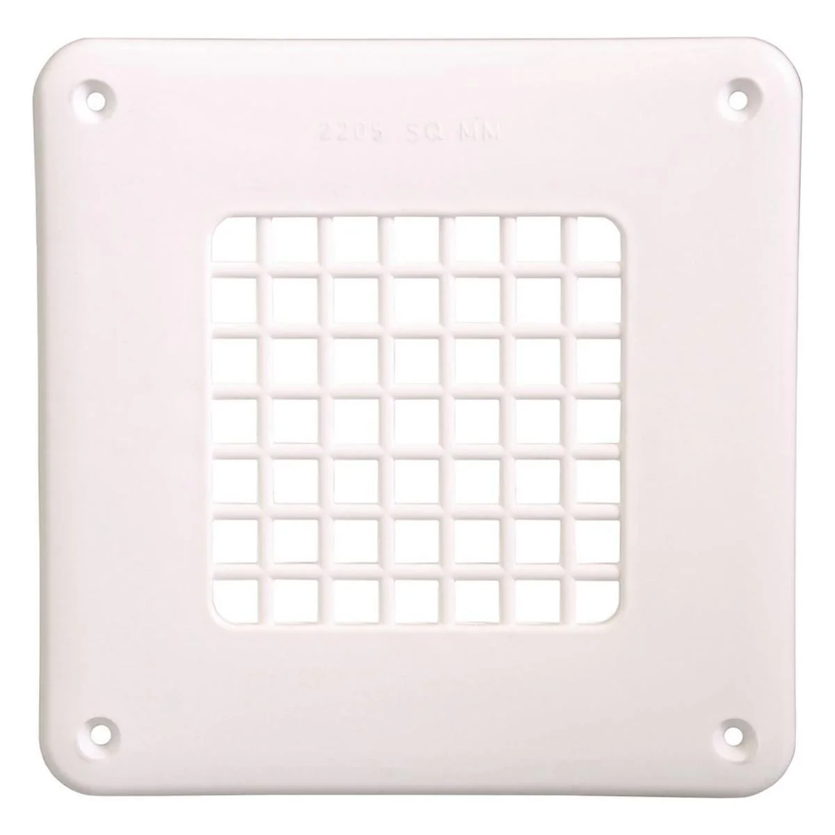 2205 Sqmm Vent 60mm Tail White for Caravan/Motorhome