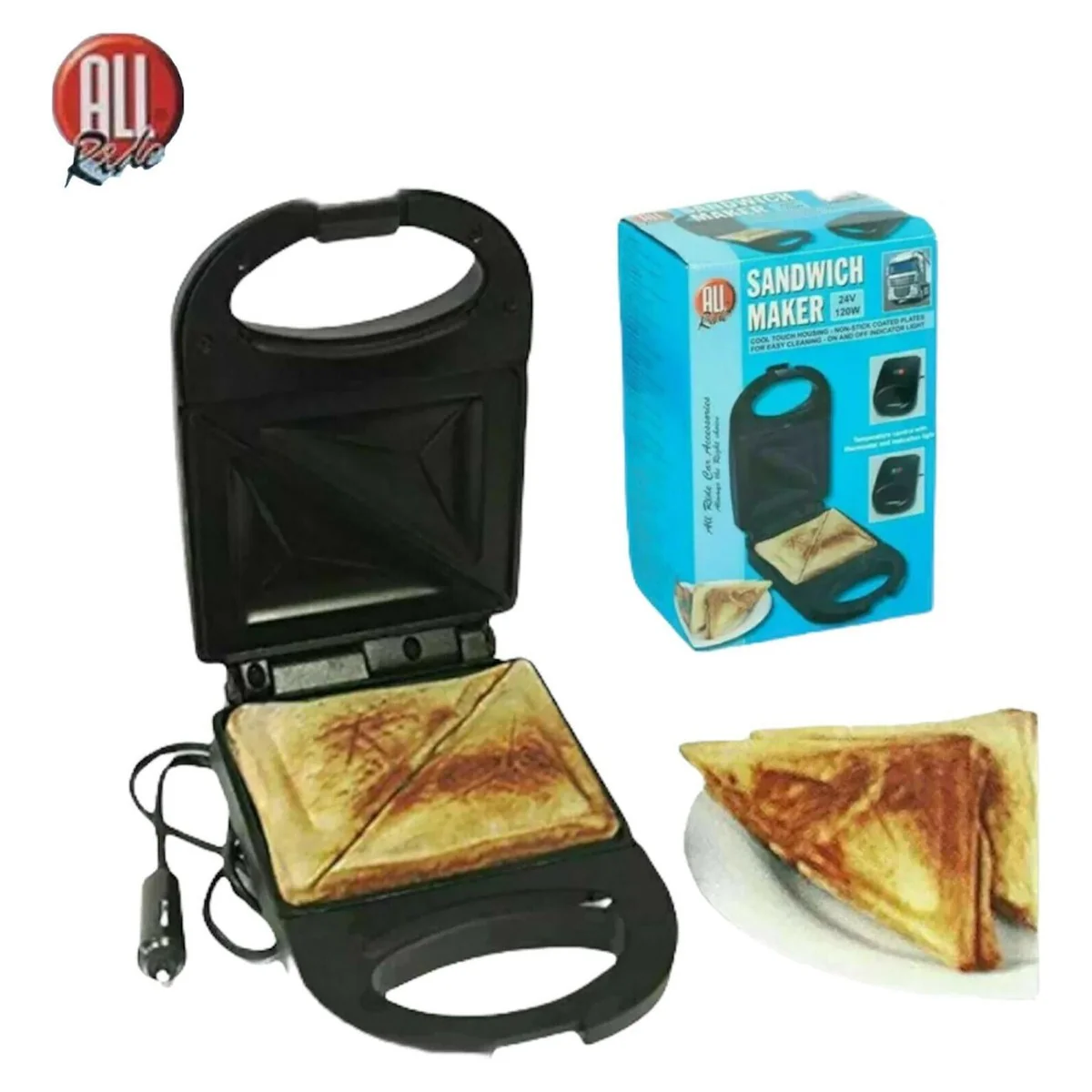 All Ride 24V Travel Sandwich Toastie Maker - Image 3