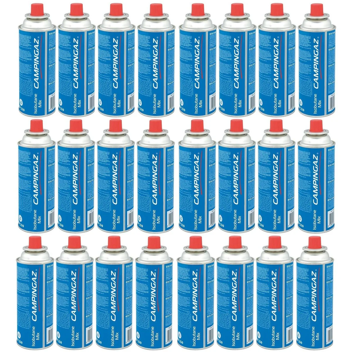 Campingaz CP250 Isobutane Gas Cartridge 24 Pack