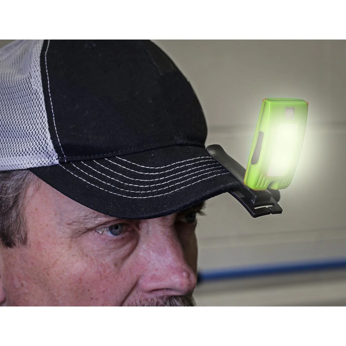2W COB LED Rechargeable Head Torch Auto Sensor Cycling Front Rear Light Green - Image 11