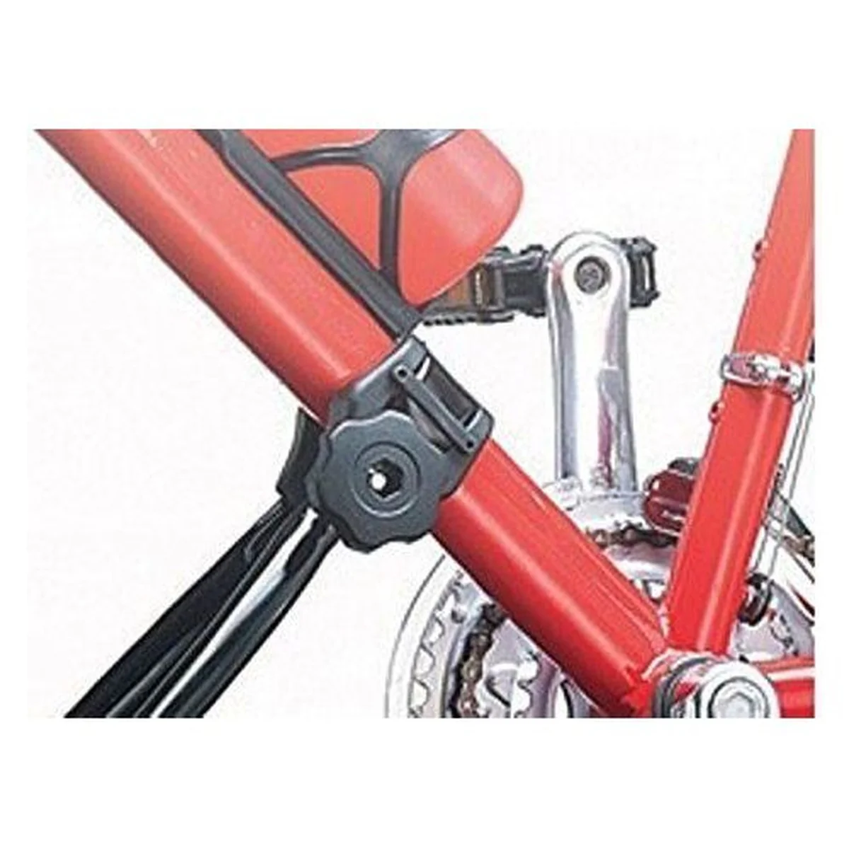 2x Car Roof Mounted Rack Bar Mounted Bike Cycle Carrier Upright Bike Carrier - Image 5
