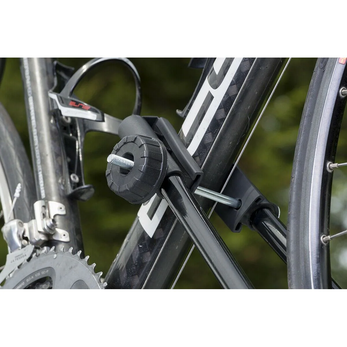 2x Car Roof Mounted Rack Bar Mounted Bike Cycle Carrier Upright Bike Carrier - Image 8
