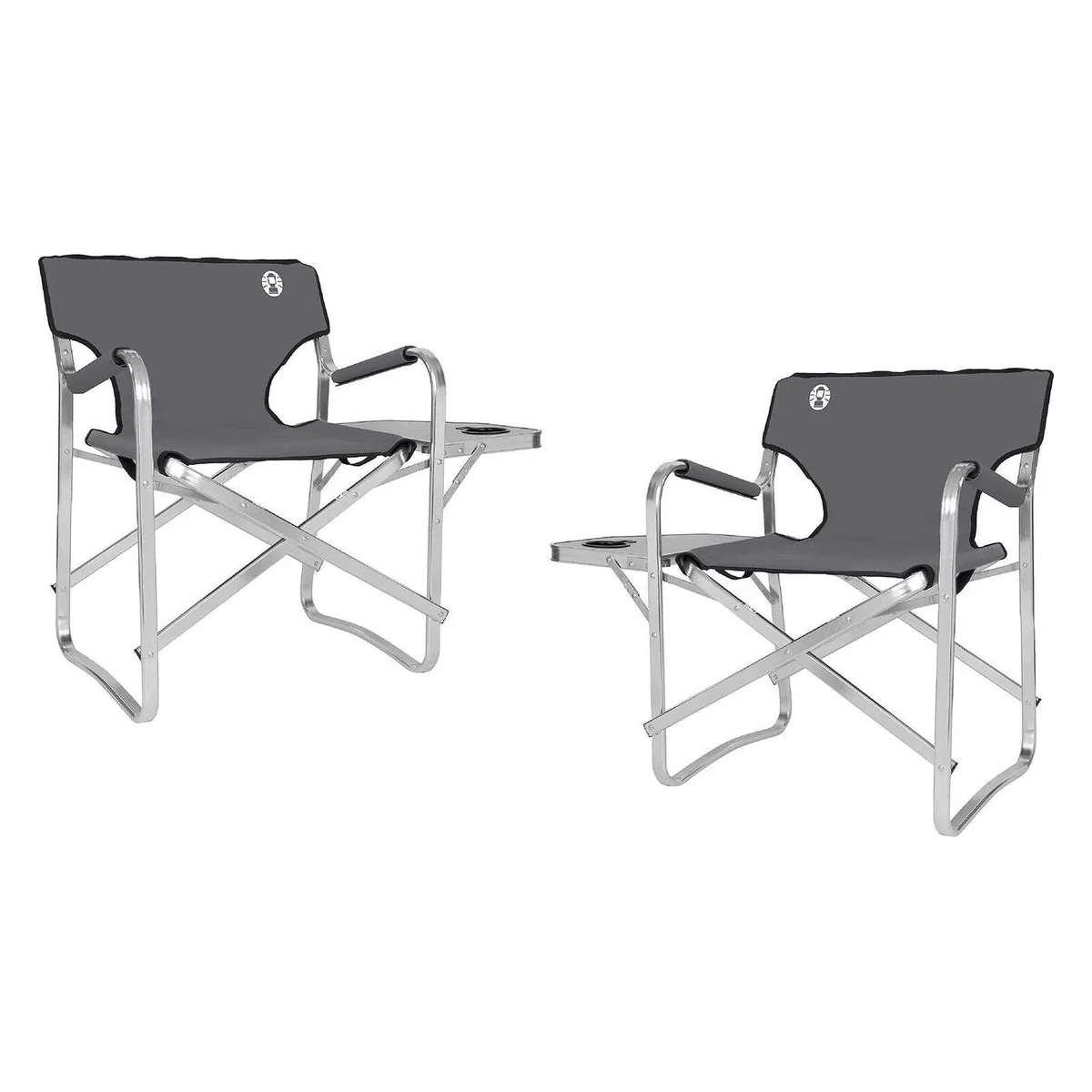 Coleman Camping Deck Chair with Table 2 Pack
