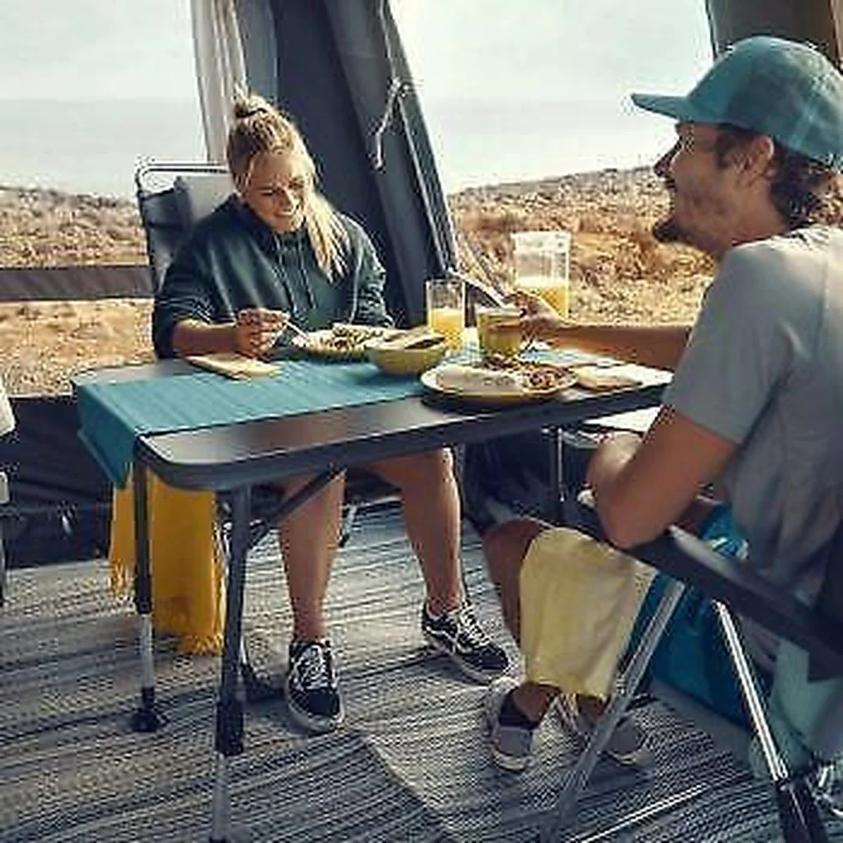 2x Dometic Comfort Firenze Lightweight Folding Reclining Caravan & Motorhome Chair - Image 5