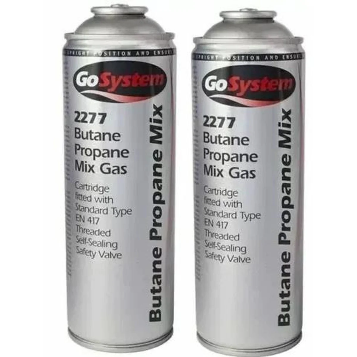 2x GoSystem Butane Propane Mix Gas 277g 482ml
