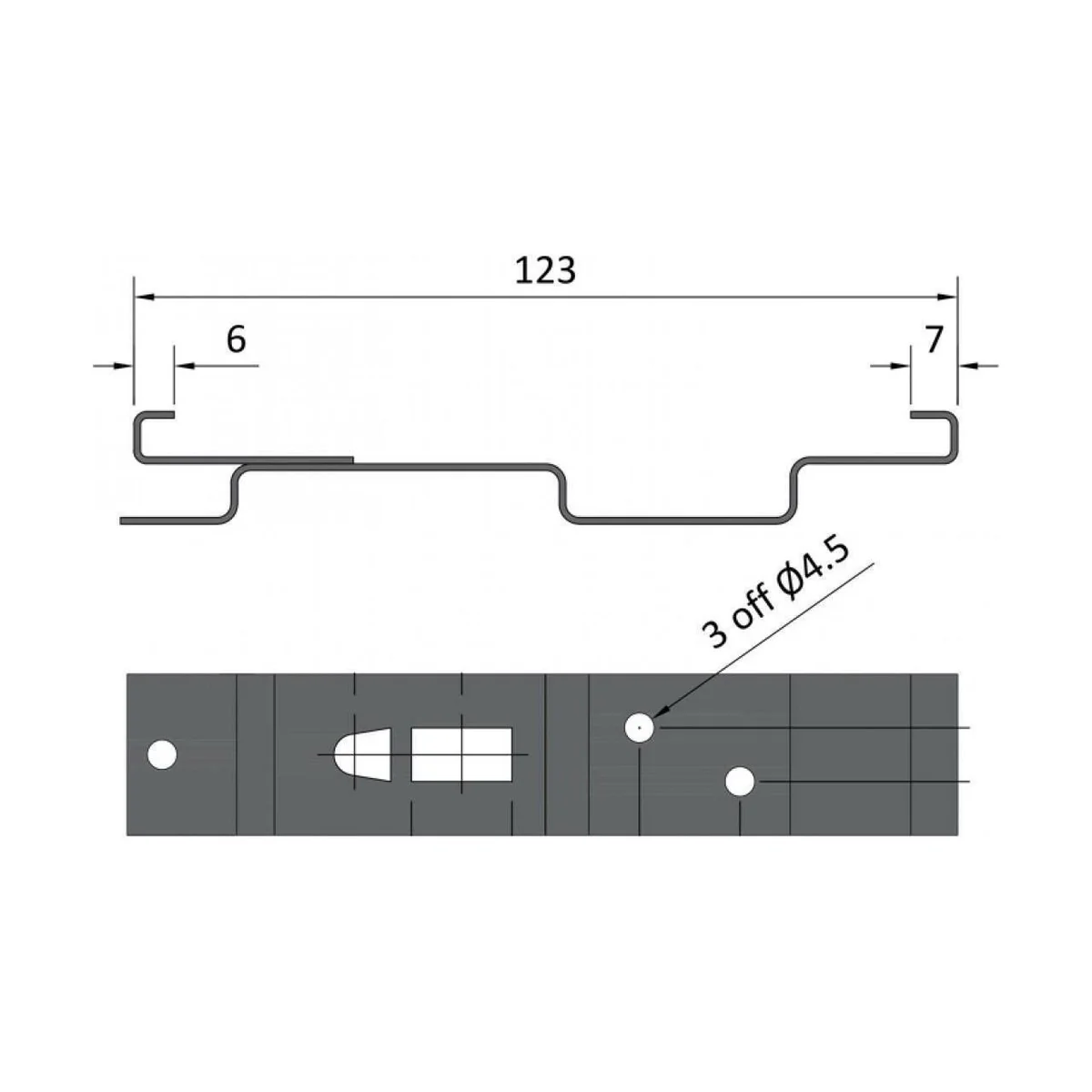 Maypole Trailer Number Plate Stainless Steel Spring Clips Holder Car Caravan x2 - Image 5