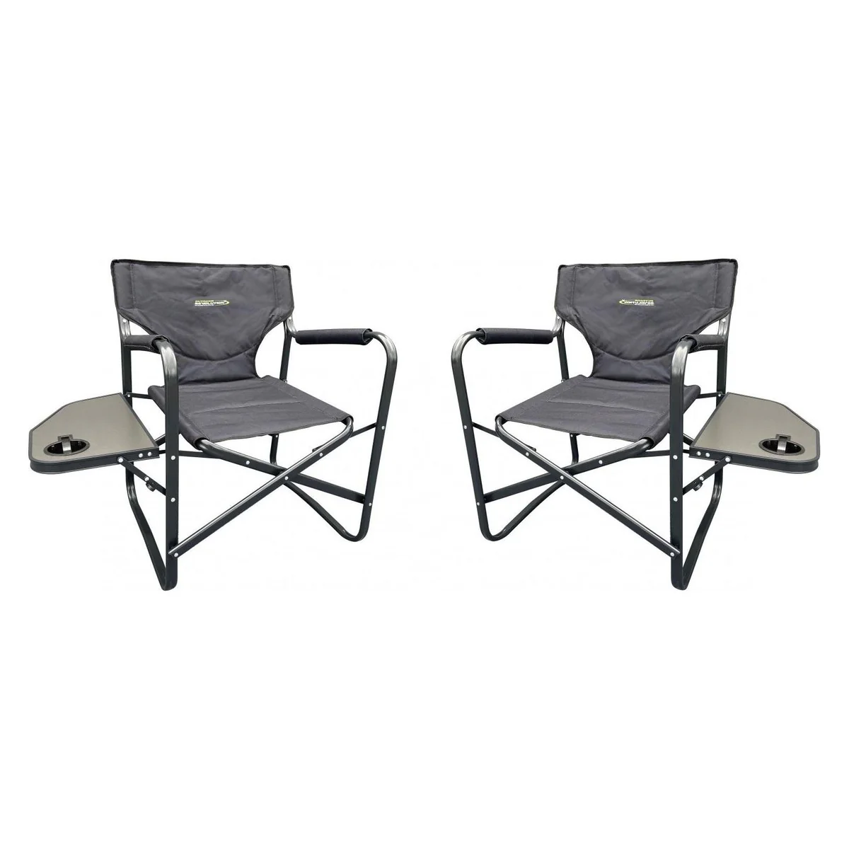 2 Outdoor Revolution Director Chair with Side Table - Image 3