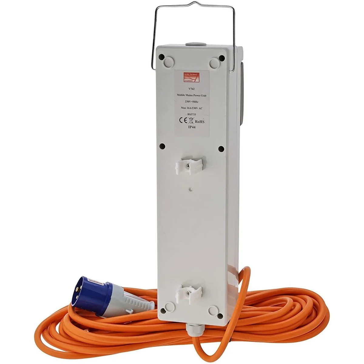 3 Way Mobile Mains Unit RCD Campsite Power Caravan Motorhome V762 - Image 2