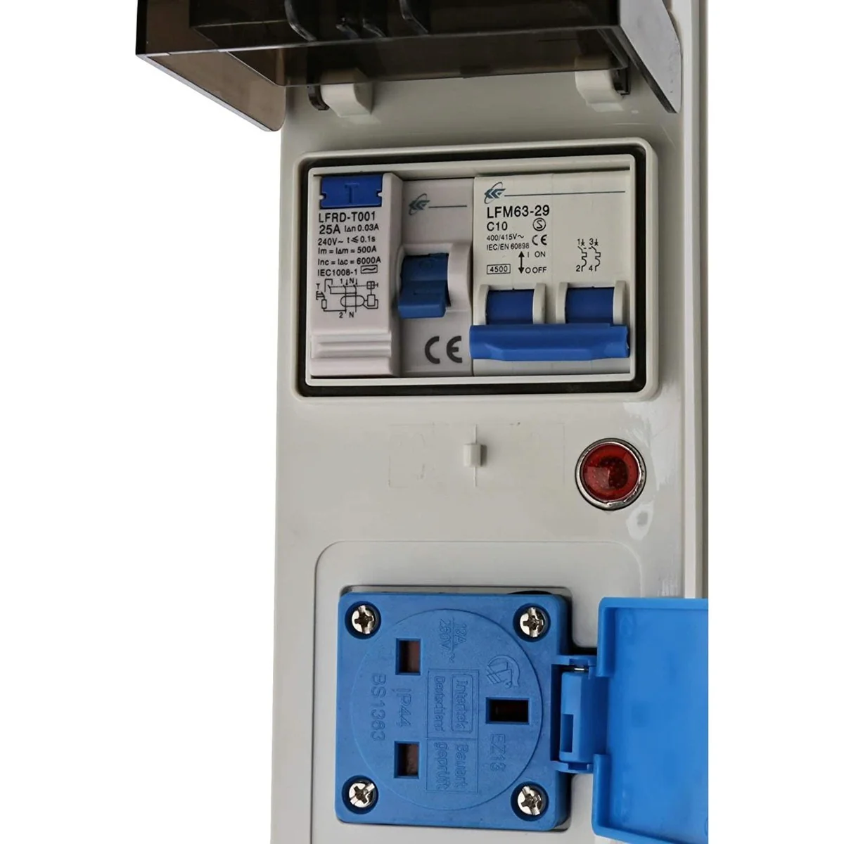3 Way Mobile Mains Unit RCD Campsite Power Caravan Motorhome V762 - Image 3