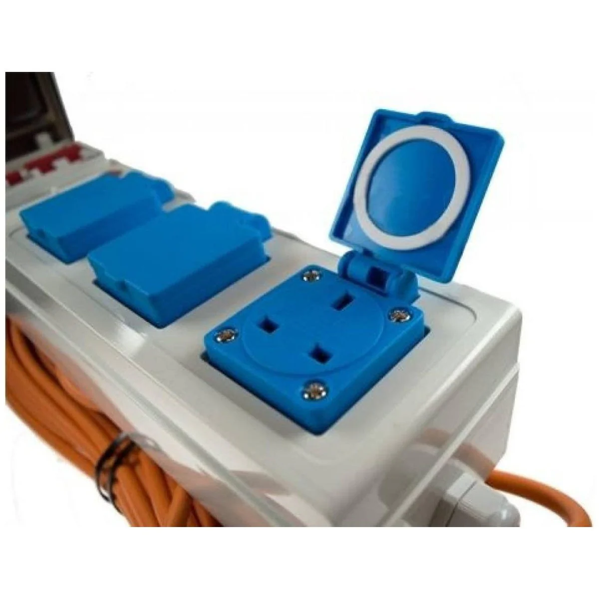 3 Way Mobile Mains Unit RCD Campsite Power Caravan Motorhome V762 - Image 4
