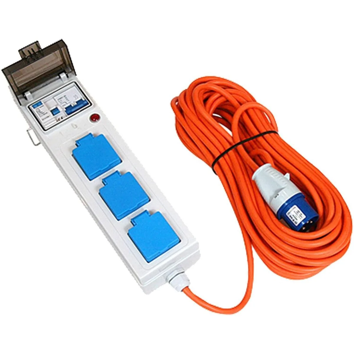 3 Way Mobile Mains Unit RCD Campsite Power Caravan Motorhome V762 - Image 6