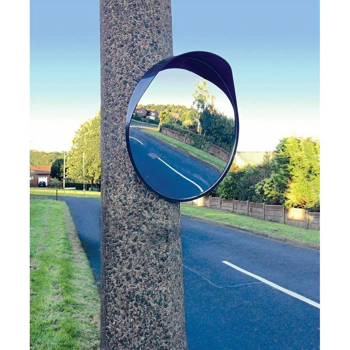 40cm Convex Car Outdoor Garage Driveway Security Safety Blind Spot Bend Mirror - Image 2