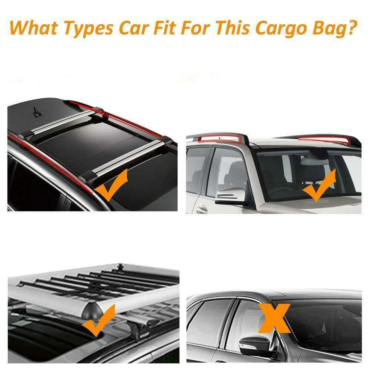 458 Litre Large Car Cargo Travel Rain Proof Roof Top Bag Storage Carrier Box - Image 12