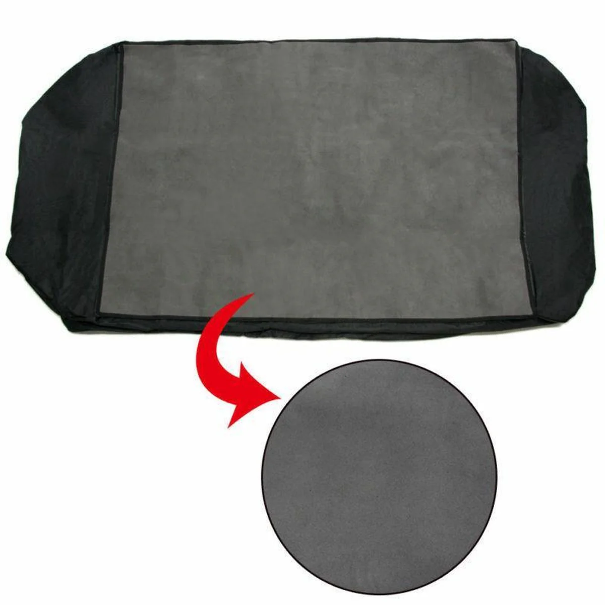 458 Litre Large Car Cargo Travel Rain Proof Roof Top Bag Storage Carrier Box - Image 8