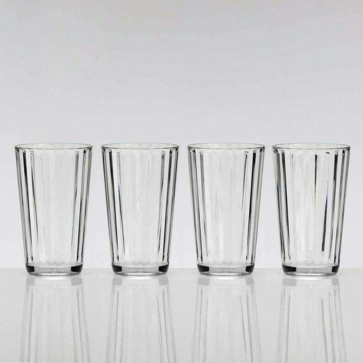 4Pk Crystal Line Clear Tall Tumbler 500Ml SP2017