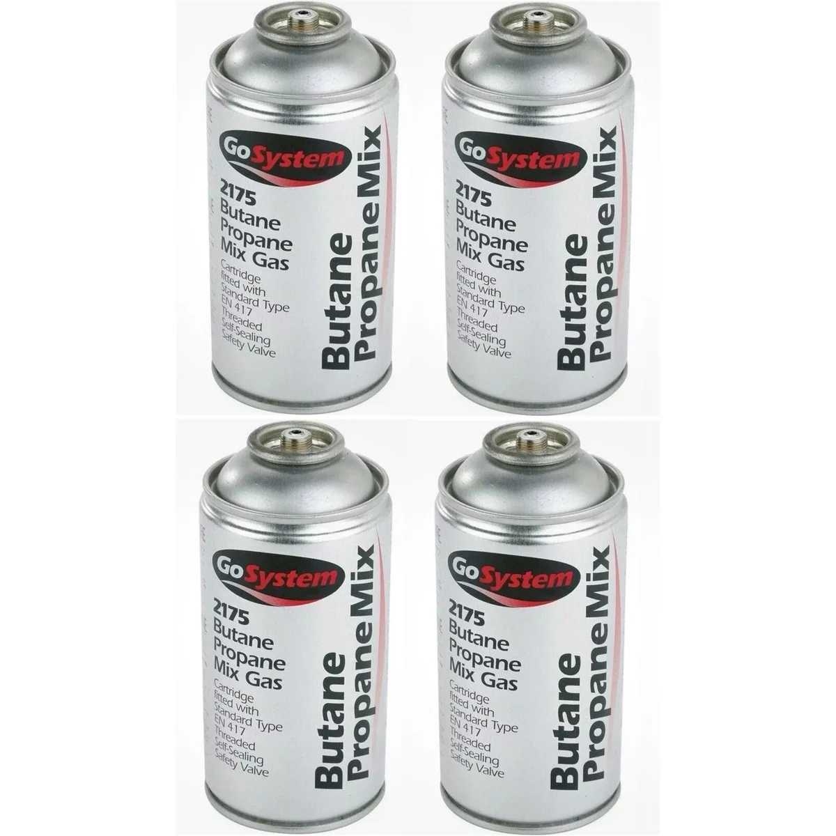 4x Go System Butane Propane Mix Gas 2175 170g 306ml