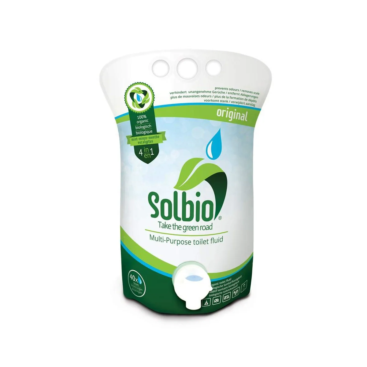 4x Solbio Organic Chemical Toilet Fluid Waste & Flush 1.6L x40 Doses - Image 4