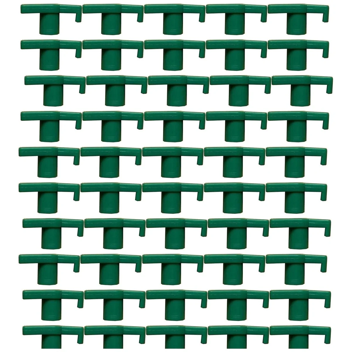 50 x Green Hard Ground Steel Rock Peg PLS Tops Hooks Tent 6009991