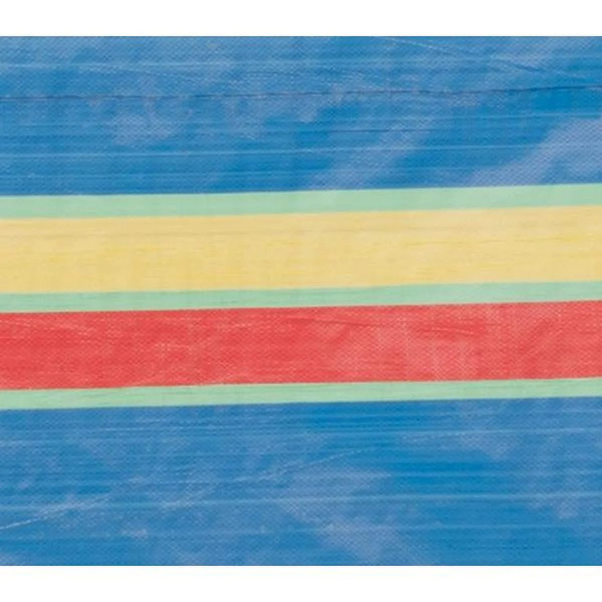 8 Pole Multicoloured Polythene Windbreak 1446 - Image 6