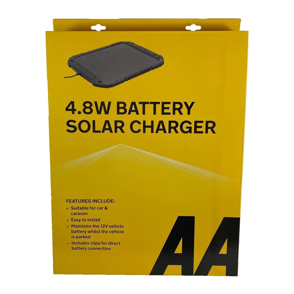 AA 4.8W XL 12V Car Van Caravan Solar Panel Trickle Battery Charger Power Supply - Image 5