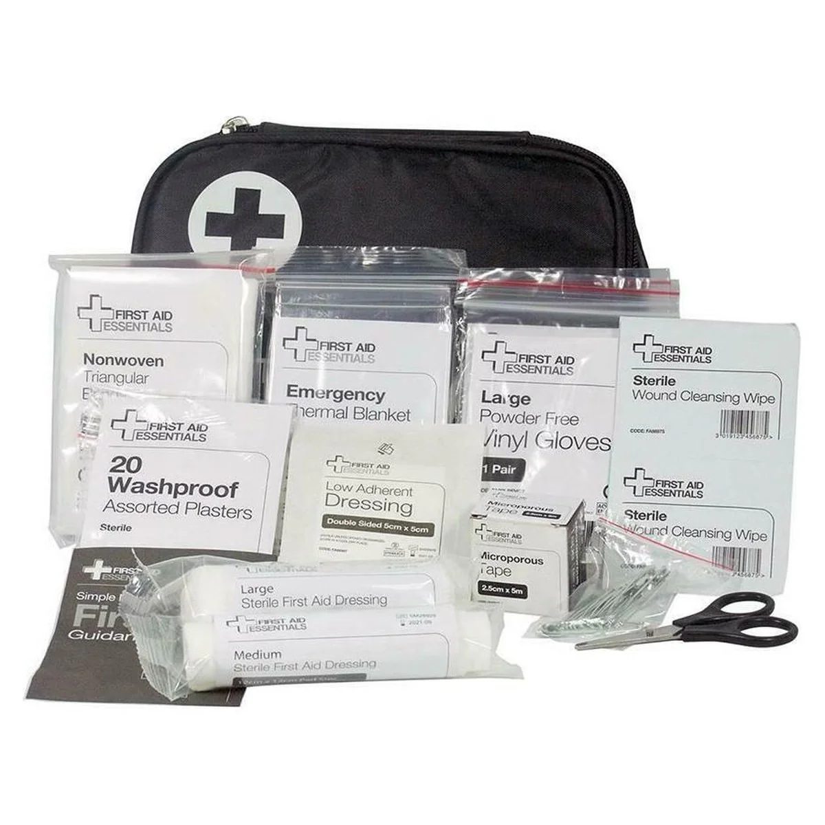 AA 45 Piece First Aid Kit Medical Emergency Bag Travel Work Home Car Office Box - Image 4