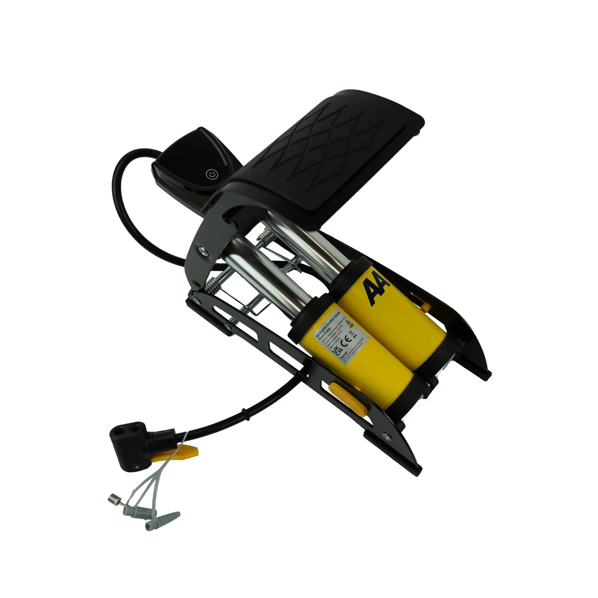 AA Digital Double Cylinder Barrel Foot Pump - Image 2