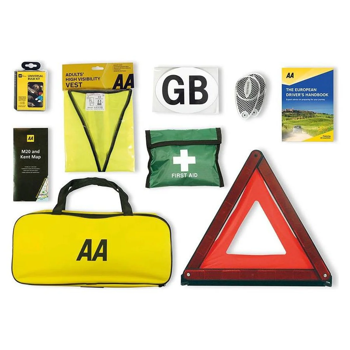 AA Euro Travel Kit Pack European Driving Legal Requirements France Spain Germany - Image 2
