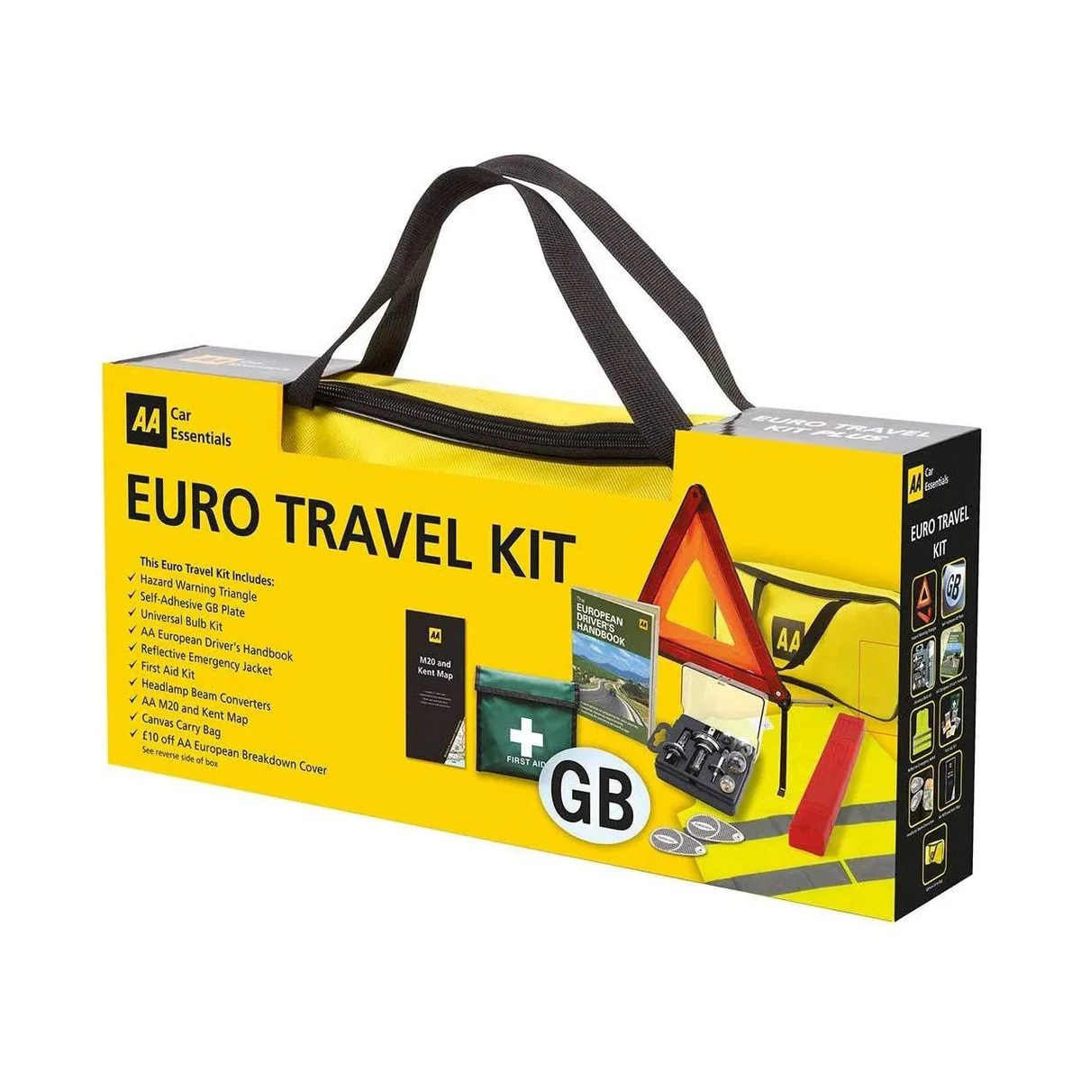 AA Euro Travel Kit Pack European Driving Legal Requirements France Spain Germany - Image 3