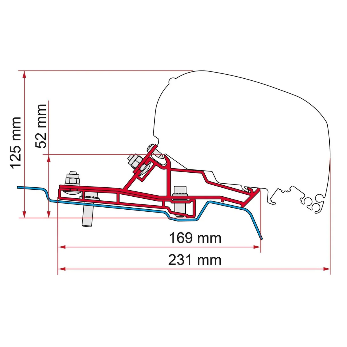 Adapter Ford Ttansit L3H2 340 Rhd 98655Z189