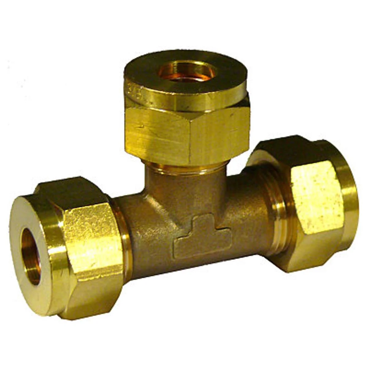 AG Gas Equal Tee 22mm