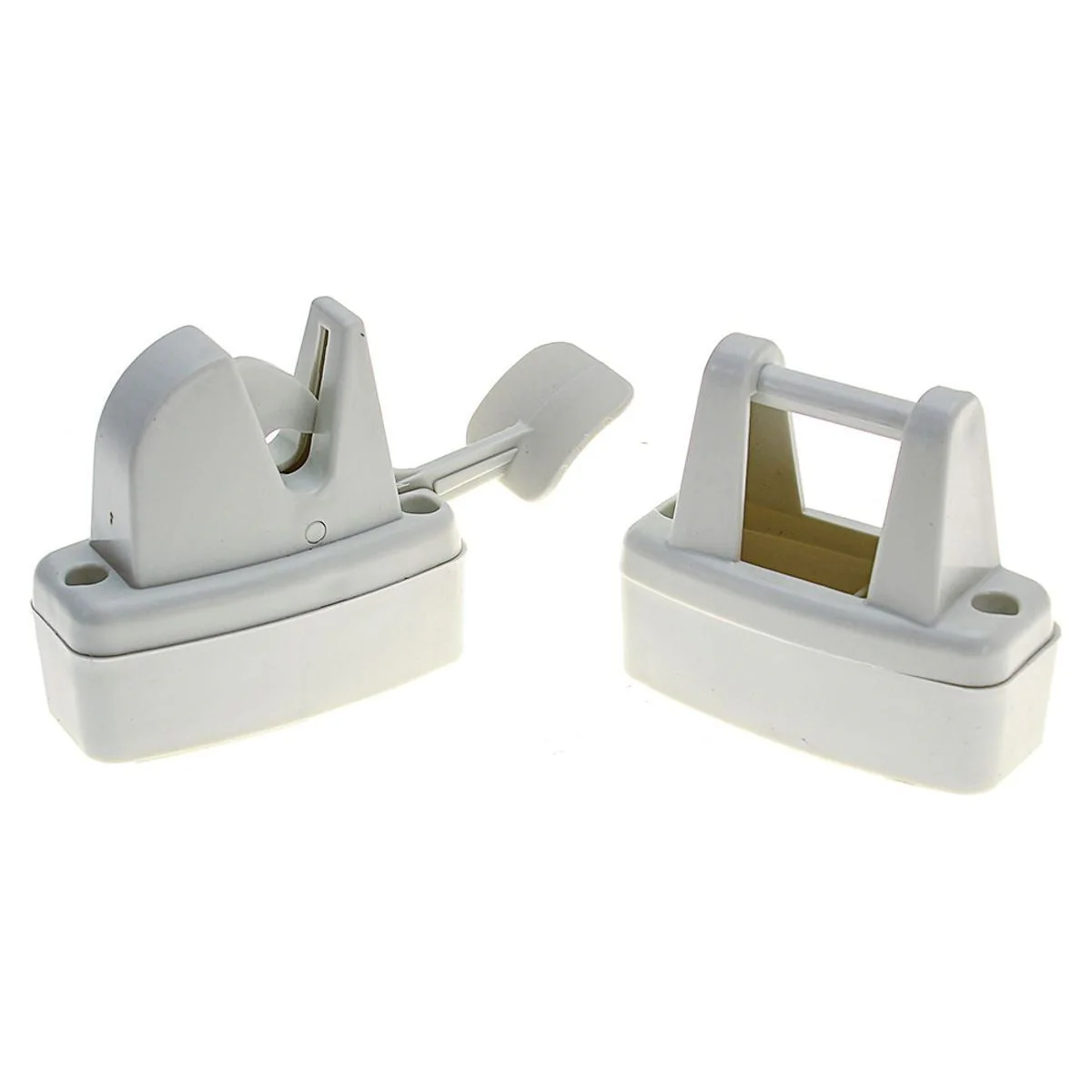 AG Lever Release Door Retainer White for Caravan/Motorhomes