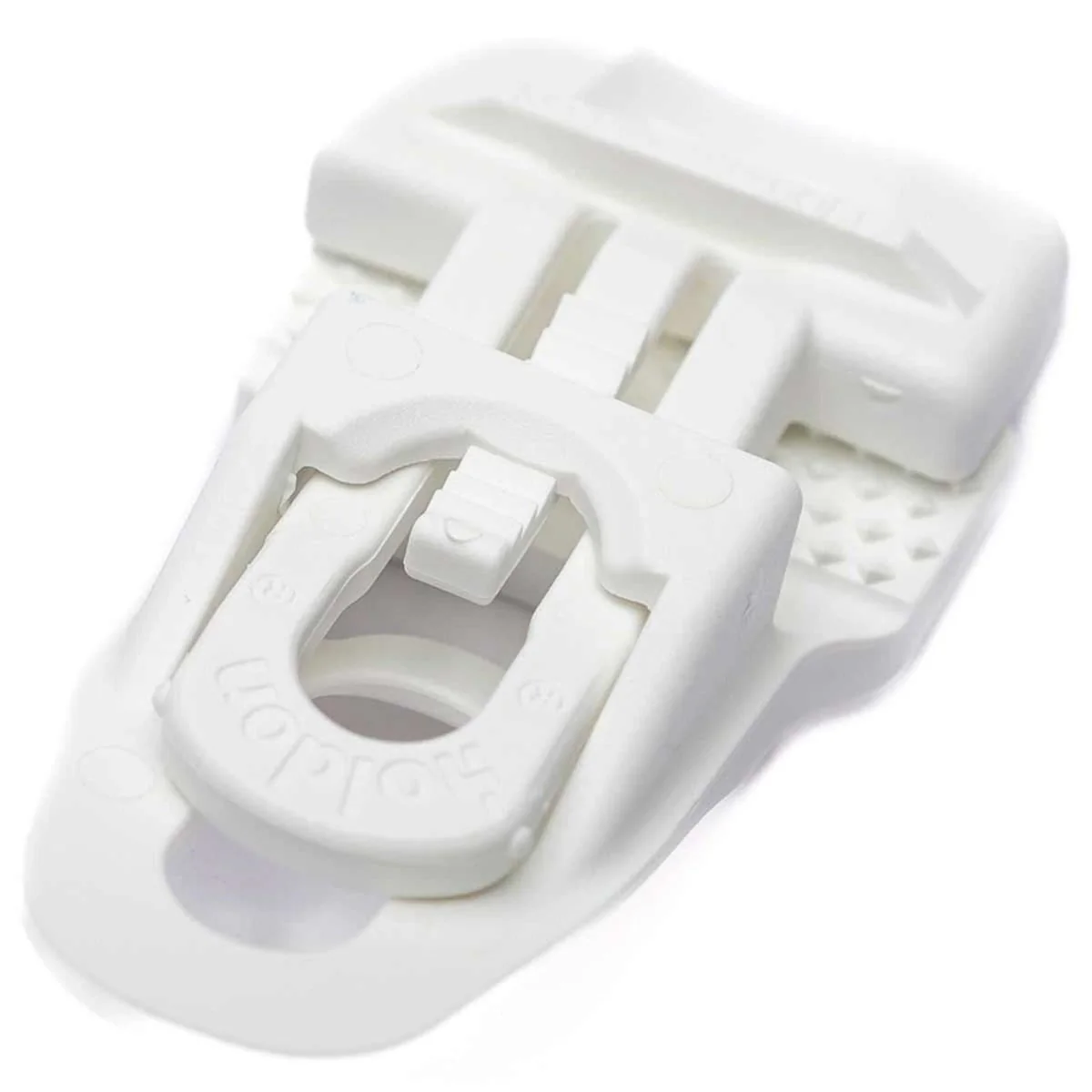 AG Midi Holdon Fabric Clip in White (Pack of 4) - Image 3