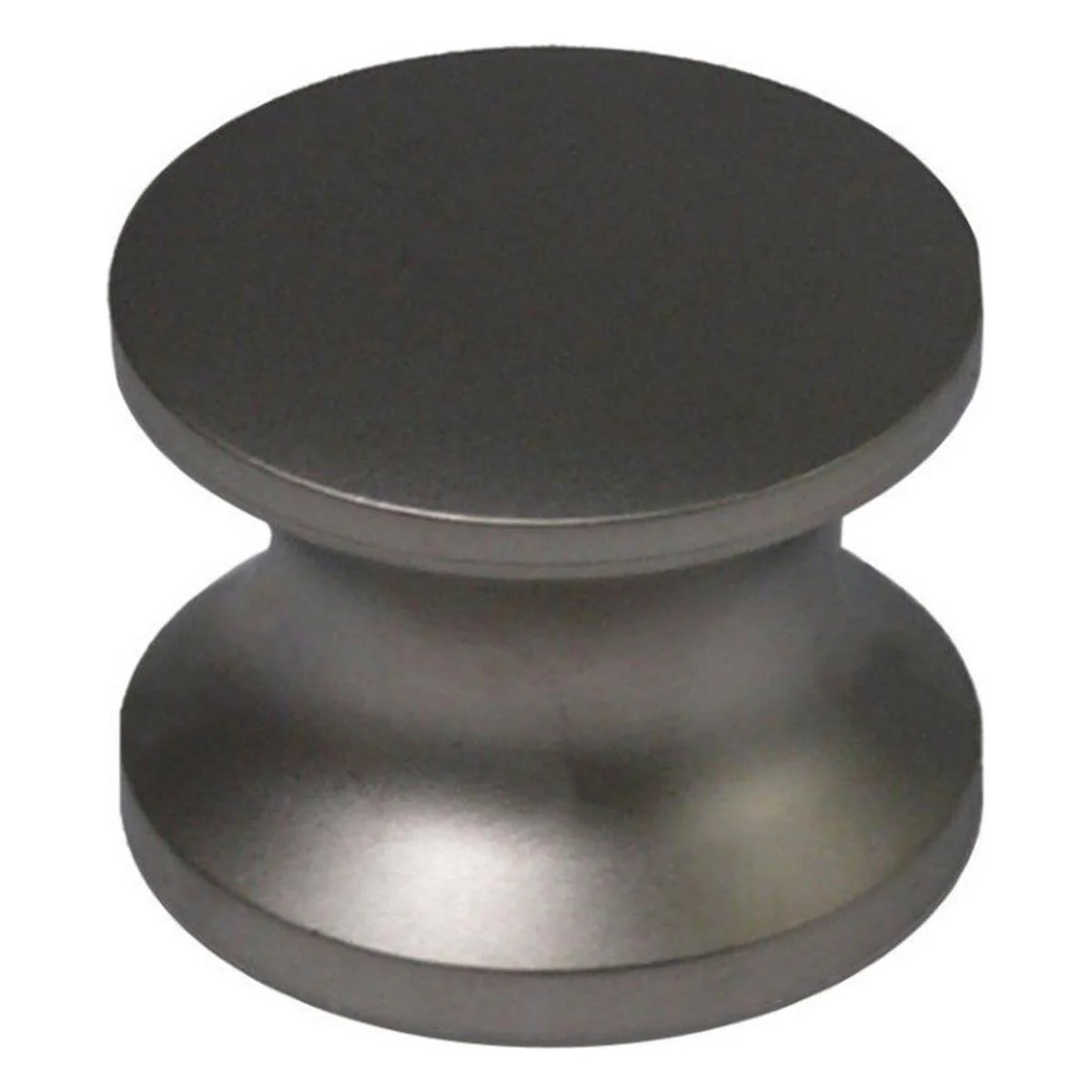 AG Push Lock Knob 19mm in Matt Nickel for Caravan and Motorhome