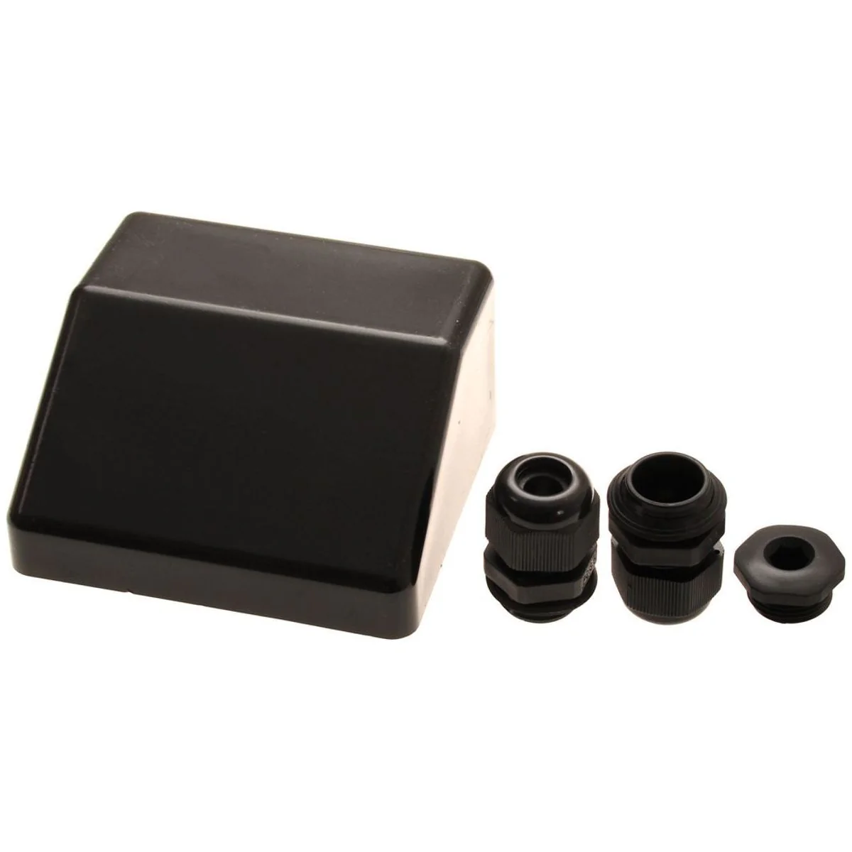 AG Twin Black ABS Cable Entry Gland for Caravans & Motorhomes | Durable and Wea